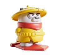Wind Up Panda Toy - Flying Animal Clockwork Figure, modelo de acción | Juguete mecánico para caminar ABS de borde liso para niños al aire libre viaje en casa juego escolar