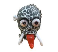 Wind Up Skeleton Toy, Clockwork Walking Skull, Durable Halloween Prank Figure, 1.69x2.09x2.56 Inches with Moving Legs, Fun Stress Relief Model for Party, Favors, Birthday, Desk Decoration