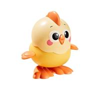 Wind Up Toys For Kids - 8.5x8x8.5cm Kids Jumping Chicken Toy | Funny Interactive Cartoon Hopping Toy | ABS Material, Durable Ƒlip & Crawl Action, Classroom Play, Home Entertainment