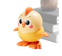 Wind Up Toys - Jumping Chicken Animal Figures for Party Favors | ABS Flexible Clockwork Mechanism, No Battery Required, Interactive Action Plaything for Travel Classroom Kindergarten Daycare