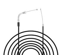 Windance Cable del acelerador de reajuste de motocicleta de alto rendimiento, 190 cm, cable de acelerador de carburador de deslizamiento plano ajustable para Honda Yamaha Keihin GY6 Scooter ATV (negro