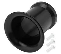 Windance Filtro de Aire de Carburador Embudo de Velocidad Trompeta de Aleación de Aluminio CNC de 50mm Compatible con PE VM 21mm 24mm 26mm 28mm 30mm, Copa de Bocina de Admisión de Carburador (Negro