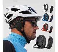 Windfree Cascos Antiruido Deflectores del Viento para Ciclistas - Protección Auditiva contra el Viento - Protectores Auditivos para Cubrir Audífonos o Dispositivos Reductores de Acúfeno - Negro