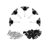 Windhager 100 clavos de montaje de 3,5 x 30 mm, arandela de estanqueidad: 22 mm, botones de montaje con clavo para lámina corrugada, drenaje de baudios