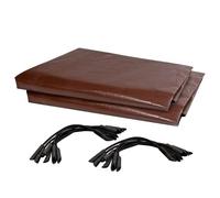 Windhager 89144 - Lona para balcón (2 Unidades, 0,8 x 5 m, 210 g/m2), Color marrón