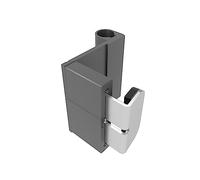 Windhager adaptadores de sujeción para puertas con marco EXPERT - accesorios para montar mosquiteras sin taladrar - antracita - 03875 - paquete de 3