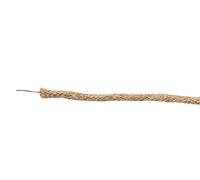 Windhager Alambre de yute, ecológico, alambre de bobinado, alambre de flores, alambre de jardín, alambre de manualidades, alambre de plantas, 10 m x 3 mm, 07477, natural
