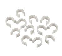 Windhager Clips de repuesto para casa de tomate ALUSTAR, clips de invernadero, clips para película de invernadero, 12 unidades, color blanco, 33703