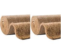 Windhager - Coco de Fieltro Matte, 0,5 x 1,5 m, Color marrón (Paquete de 2)
