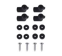 Windhager Juego de Hojas de mosquitera, Accesorios de mosquitera, repuestos de mosquitera, Marco Tensor de Ventana, Incl. Tornillos, Montaje fácil, 4 Piezas, Antracita