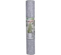 Windhager Protector de Fieltro Decorativo para macetas Hello Winter L - 161 x 40 x 0,3 cm - Color Gris/Blanco, protección contra el frío y Las heladas, con Cierre de Velcro