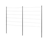 Windhager soporte trepador de cable de acero inoxidable para plantas, juego completo, metal, 148 x 190 cm, enrejado de jardín, soporte para plantas, ayuda para trepar plantas, trepador