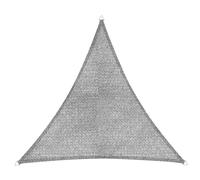 Windhager Toldo ELBA, Gris Triangular, Tejido HDPE Recubierto, 3.6 x 3.6 x 3.6 m, 135 g/m2, Protección Solar Para Terraza, Balcón o Piscina, Incluye Cuerda de Fijación, Resistente a la Rotura, Lavable