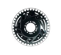 windmeile | Juego de Anillos Lekkie Bling, 40T, Negro-Negro, para Bafang BBS03 BBSHD, Plato, Tapa de Motor, Espaciador, e-Bike, pedelec