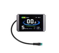 windmeile | Pantalla KT-LCD8H con Nueva Interfaz, Resistente Al Agua, Nueva Interfaz De Usuario, Pantalla LCD, Iluminada, Multifuncional, E-Bike, Pedelec, 24V/36V/48V