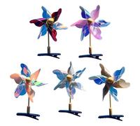 Windmill Hair Clip, Strong Hold Hair Accessory, 5.9 Inch Windmill Shape Clip Standard Size, for Daily Wear Casual Formal Events Updos Buns Girls Use, Hairstyling Clips, Secure Hold Fashion Accessory