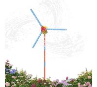 Windmill Water Sprinkler, 36 Spray Nozzles Rotating Sprinkler, ABS Multifunctional Splashing Fun Activity for Kids, Perfect for Patio, Backyard, Garden on Hot Days, Durable Design