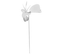 Windmill Weather Vane | 360 Degree Rotation for Accurate Wind Direction | Stainless Steel Outdoor Weathervane for Garden/Yard/Balcony | Stainless & Weatherproof