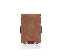 Windmilne Carteras para Hombre Tarjetero Plegable Portatarjetas de crédito táctico Tarjetero de identificación bancaria de Aluminio Estuche para Tarjetas antirrobo Bolsa para Dinero (Gris)