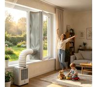 Window AC Seal Kit - 118 Inch Air Conditioner Sealing Cover, Waterproof Lea