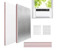 Window AC Side Panels - 2 Pieces Foam With Adhesive Foil Waterproof