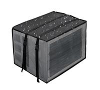 Window Air Conditioner Cover - Protective Oxford Fabric Air Conditioning Covers with Side Mesh,Black Winter Air Conditioning Covers Withstand Rain and Snow