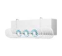 Window Air Conditioner Deflector, Air Conditioner Deflectors, Adjustable Wall Mounted Wind Direction Guide, Retractable Cooling Airflow Panel, Ideal para Bedroom, Dorm, Apartment, Bathroom