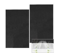 Window Air Conditioner Filters | 2PCS Cut To Fit Polyurethane Foam 24x15x0.25in Washable Pre Filter Pads | Efficient Replacement Purifier Compatible Insert | Most Window AC Units Dust Capture Main