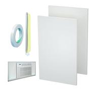 Window Air Conditioner Side, Proof Heat Insulation Board, Universal Side Panel Kit with Foam Seal, Waterproof Material for Home Dorm Hotel Bedroom Living Room, Indoor Outdoor Winter Cold Protection