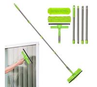 Window Cleaner Tool,Window Cleaning Tools Household Squeegees | 2 In 1 Agricultural Equipment | Wiper with Extension Pole For Door Shower Mirror Indoor Bathroom Glass Office Apartment Home Wall Tile