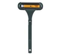 Window Cleaning Brush, 1.5cm Screen Cleaning Tool, Double Sided Dust Remover Scraper for Deep Rinsing, Medium Size Window Brush with Water Scraper and Grip Handle, Washing Accessory for Home, Outdoor