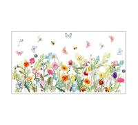 Window Clings - Decorative Window Stickers For Home | PVC With Removable Flower Patterns, Seasonal Decals For Doors Mirrors Walls Kitchens Bathrooms Hotels Cafes