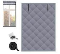 Window Cover - Thermal Heat Retention, Windproof Draft Blocker, High Efficiency Insulation, Energy Saving Barrier, Seasonal Home Accessory, Clear Film Kit For Residential Home Office Window Panel