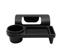 Window Drink Rack - Hangable Car Cup Holder with Storage Tray for Travel | Vehicle Door Organizer Accessory with Space Saving Feature & Road Trip Support for Bottle, Keys, and Phones