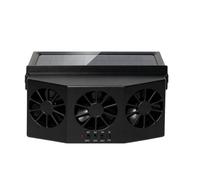 Window Fan 2 Charging Modes Ventilation Blower with Three Outlets camper