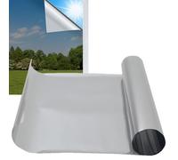Window Film Heat Blocking - Premium Multipurpose Heat Control Mirror Film, Advanced Static-Cling Glue-Free Technology For Seamless Application On Smooth Glass Surfaces | Home UV Blocking Privacy Tint