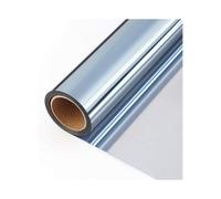 Window Film One Way Mirror Window Film Daytime Privacy Sun Blocking Heat Control Anti UV Reflective lass Tint(Blue-Silver,35.4 Inch x 16.4 Feet)