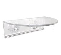 Window Garden Veg Ledge - Estante de Ventana para Plantas, estantes de acrílico Transparente - Soporte para Plantas de Interior con Ventosa - Extensor de alféizar de Ventana de Vidrio (1 Paquete)