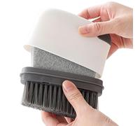 Window Groove Cleaning Brush - Multi Function 2-in-1 Design, Narrow Cleaner | Sliding Door Rail, Window Track, Sill, Vent, Blind Cleaning Tool For Home, Car, Office Use