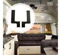 Window Locks Security, 2 Pieces No Drilling RV Accessories, Motorhome Window Latch Safety Replacement Locks for Caravan, Secure Travel Locking System for Road Trips Outdoor Camping Family Protection