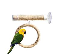Window Perch for Birds | Safe Parrot Stand Rack | Car-Mounted Bird Perch,for Cockatoo Macaw Parakeet Wall Bath Car Travel Shower Indoor Outdoor Cage Fence Yard