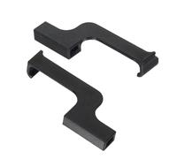 Window Safety Locks - 2 Piece Rv Latch for Secure Travel | Black No-Drill Design with Compact Fit, Easy Install Protection, Caravan Accessories for Road Trip, Camping, Family, Outdoor Security