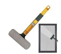Window Screen Cleaner Tool - Mesh Brush for Dust Removal and Maintenance | Sided Cleaning Head with Ergonomic Handle, Dusting Tool for Home Office Window Screen Care
