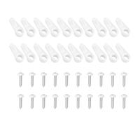 Window Screen Hold Clips - Storm Window Secure Clips | 20-Pieces Screen Keeper Hardware With Screws For Home Farmhouse Apartment Dormitory Living Room Bedroom