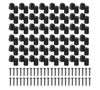 Window Screen Retainer Clips - 48 Piece 3/8 Inch Fastener Heavy Duty | Clips to Hold The Screen in Window - for Living Room Bedroom Home Dorm Office Apartment Repair