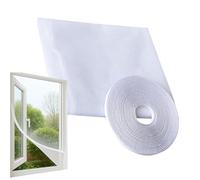 Window Screens, Sliding Door Netting, Adhesive Mesh, Replacement Screen, Breathable Barrier for Balcony Enclosures, Bedroom, Home or Apartment Living Spaces, 59.06x51.18x0.078inch