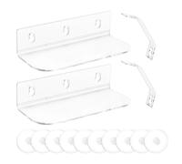 Window Sill Plant Shelf - 2-Piece Clear Suction | Wall-mounted Window Plant Stand With Clear Suction Cups, Perfect For Outdoor Or Indoor Use, Ideal For Home, Bedroom, Bathroom, Kitchen, Balcony, Corne