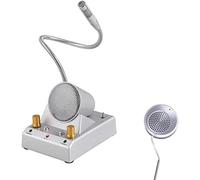 Window Speaker Intercom Window Speaker Intercom System Dual Way An-Ti-Interference Intercommunication Microphone Talk Through Glass,For Restaurant Microphone And Speaker,Dual Way Interphone For Busin