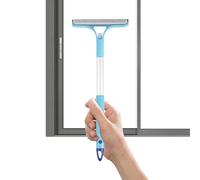 Window Squeegee, Cleaning Tool, Ergonomic Scraper with Comfortable Handle 22.83x8.46 Inches for Glass Door, Windshield, Mirror, Shower Tile, Solar Panel, Floor, Countertop, Home RV Bathroom Misting