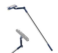 Window Squeegee for Home - Cleaner Tool Kit with Long Handle | Extendable Cleaning Soft Cloth for Indoor/Outdoor High Window | for Home Living Room Kitchen Outdoor Glass Tile Floor